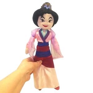 Disney Store Princess Mulan Warrior Asian Plush Doll